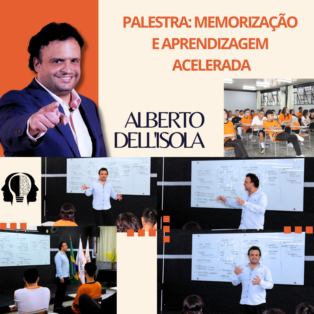 Imagem Palestra Memorização e aprendizagem Acelera 2024